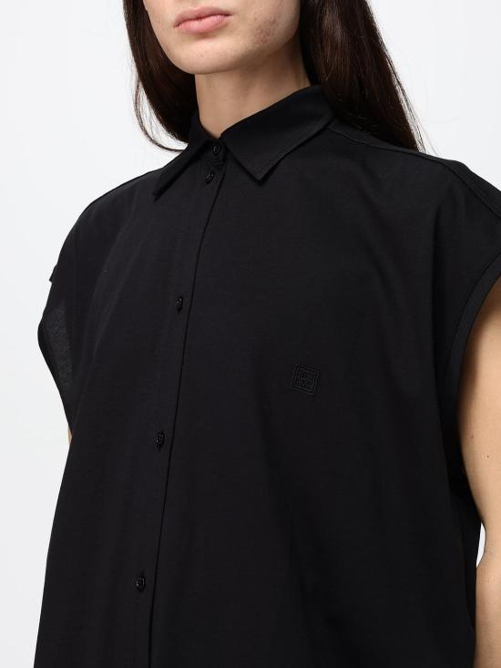 26FW 토템 롱 원피스 263WRD0348FB0669 001 Black - TOTEME