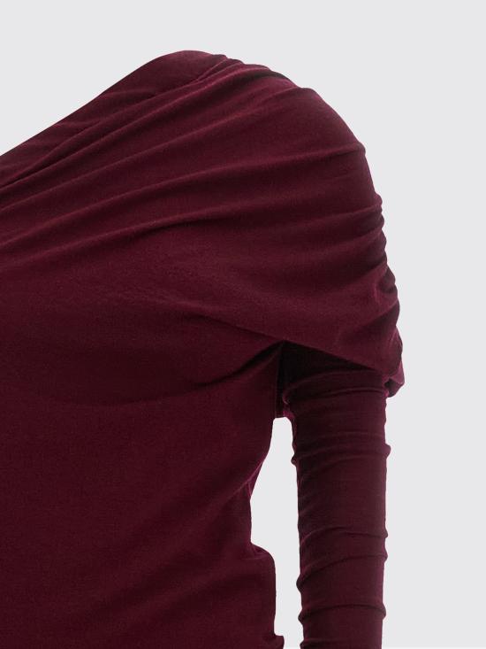 26FW 아르마리움 롱 원피스 ARMTMKD11W031014 BORGOGNA Burgundy - ARMARIUM