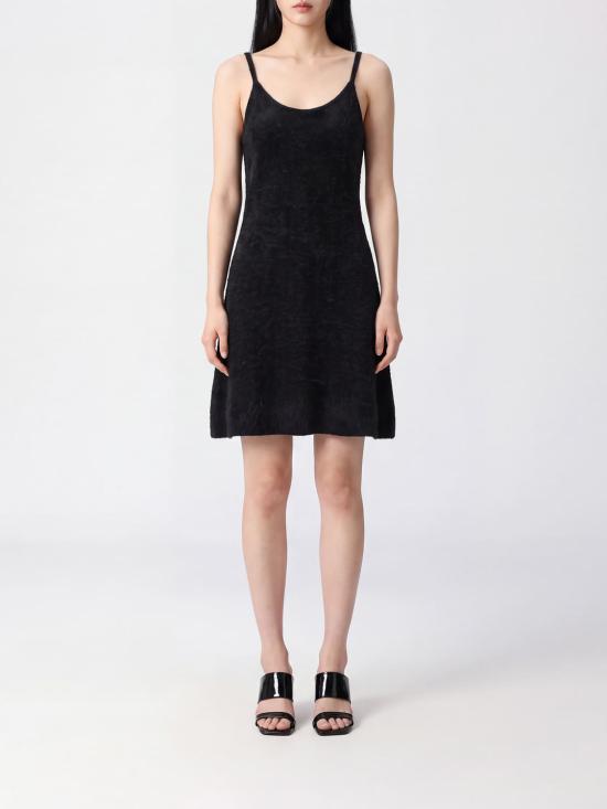 26FW 오라리 롱 원피스 A26AD05BA BLCK Black