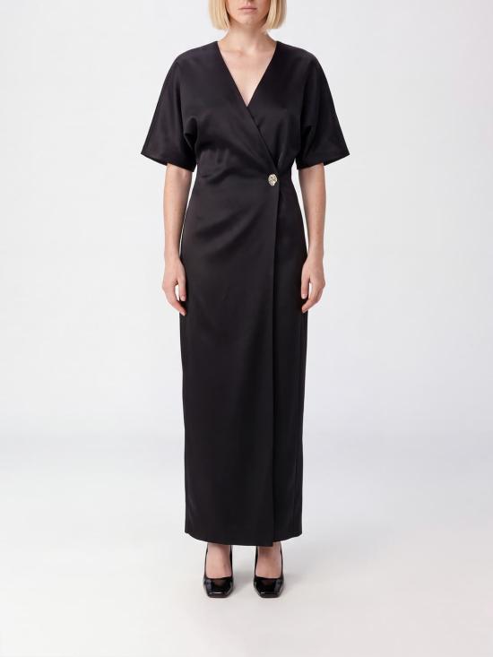 26FW 라쿠엘 디니즈 롱 원피스 5M03043 999 Black