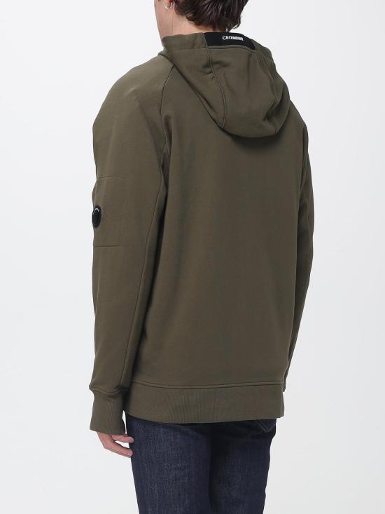 26FW 씨피 컴퍼니 긴팔 티셔츠 21CMKN057A110754A 683 Olive - C.P. COMPANY