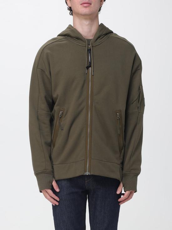 26FW 씨피 컴퍼니 긴팔 티셔츠 21CMKN057A110754A 683 Olive