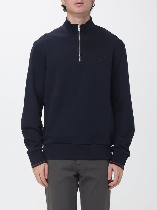 26FW 프레드페리 긴팔 티셔츠 FPM357459 75C Navy