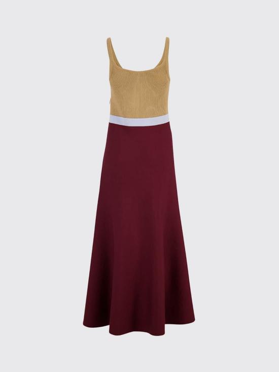 26FW 가브리엘라허스트 롱 원피스 4269909A004 BOM Burgundy - GABRIELA HEARST
