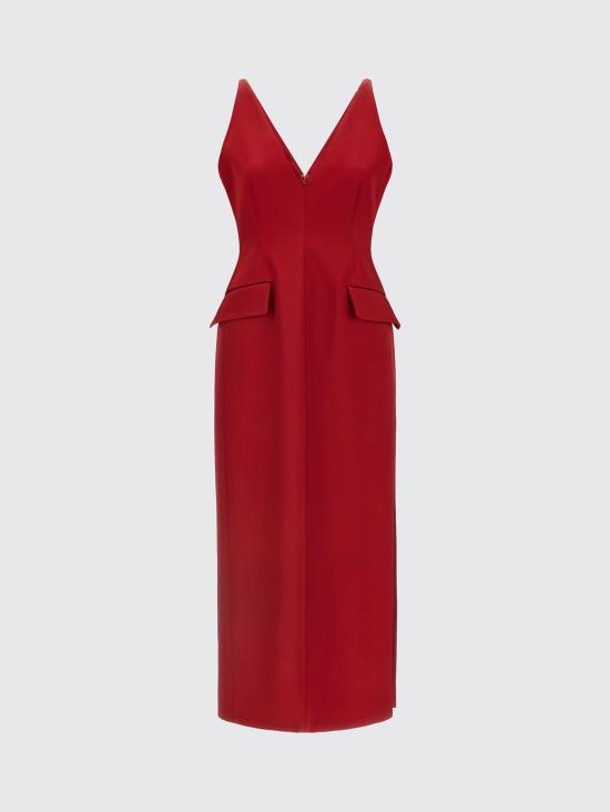26FW 스포트막스 롱 원피스 2622226042600 008 Red - SPORTMAX