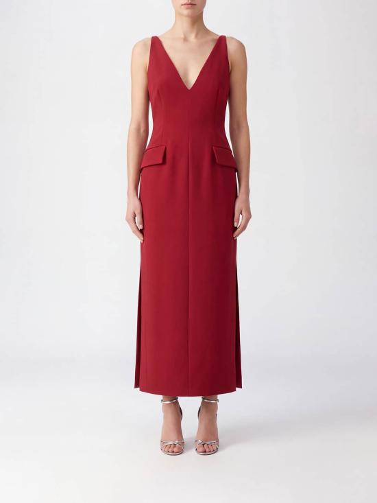 26FW 스포트막스 롱 원피스 2622226042600 008 Red