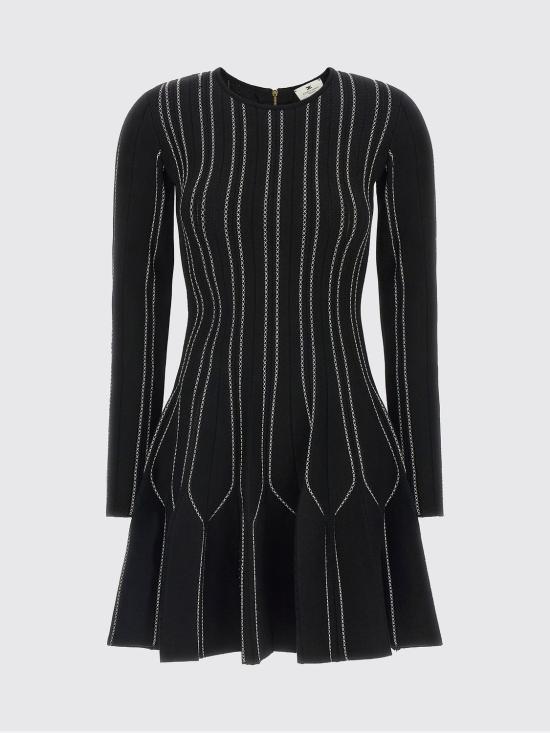 26FW 엘리자베타프랜치 롱 원피스 AM39Q67E2 685 Black - ELISABETTA FRANCHI