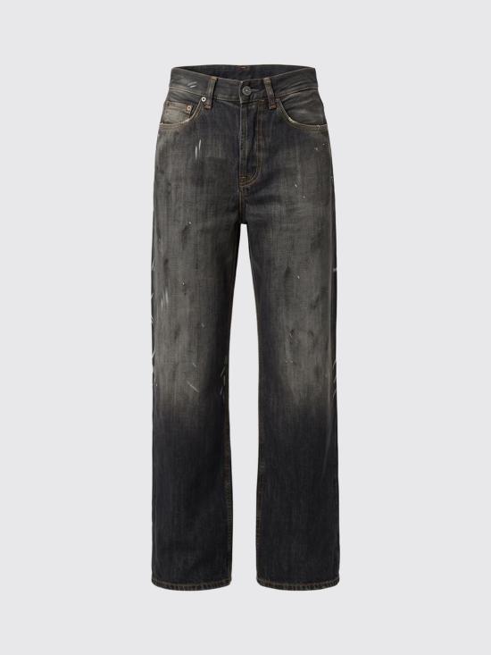 26FW 아크네 스튜디오 2021F 레귤러 핏 데님 팬츠 A00513 900 Black - ACNE STUDIOS