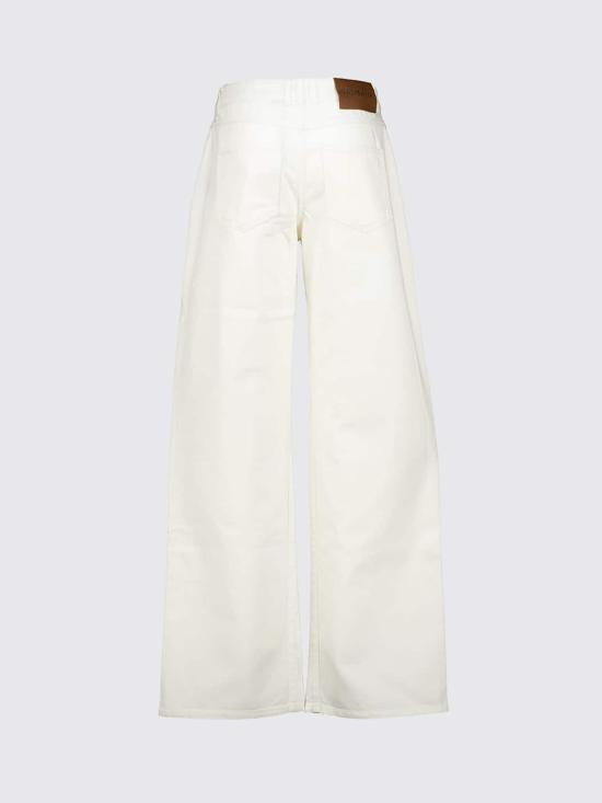 26FW 발망 데님 팬츠 HF1MI053DG14 0FC White - BALMAIN