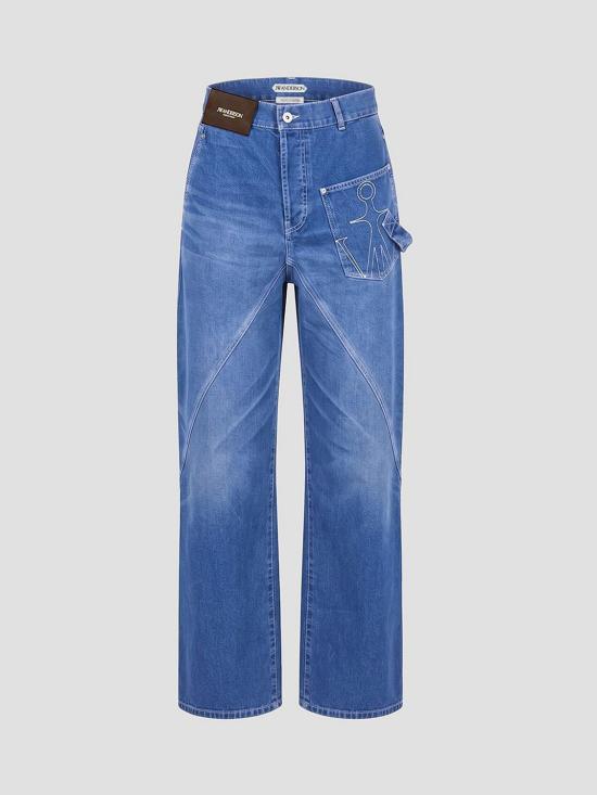 26FW JW앤더슨 데님 팬츠 DT0127PG1976 643 Blue - JW ANDERSON