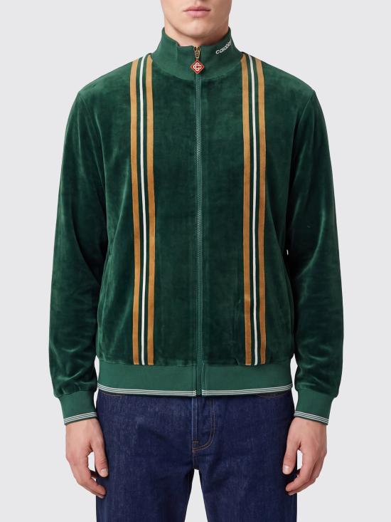 26FW 카사블랑카 긴팔 티셔츠 MAW26JTP554 01 Green