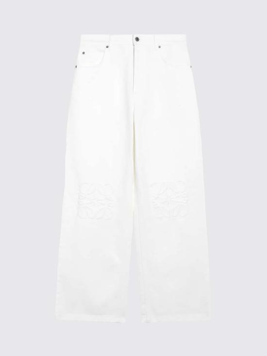26FW 로에베 데님 팬츠 S359Y11XF8 2100 White - LOEWE