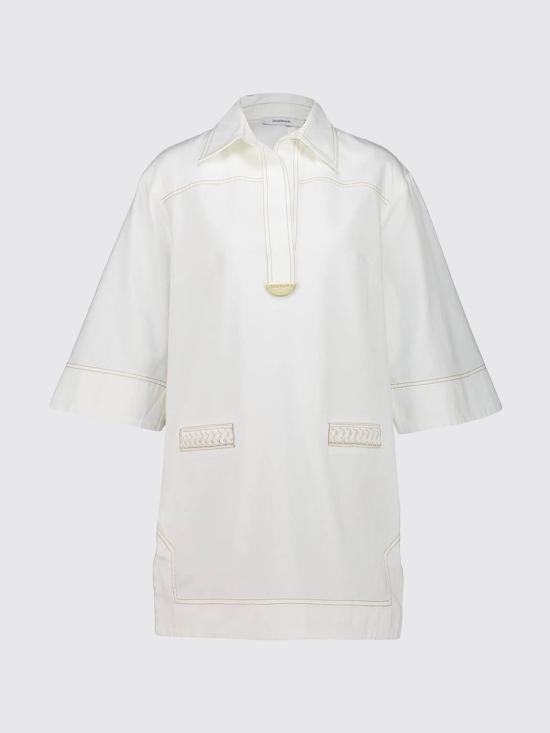 26FW 짐머만 롱 원피스 7166DSS264 VICR Yellow Cream - ZIMMERMANN