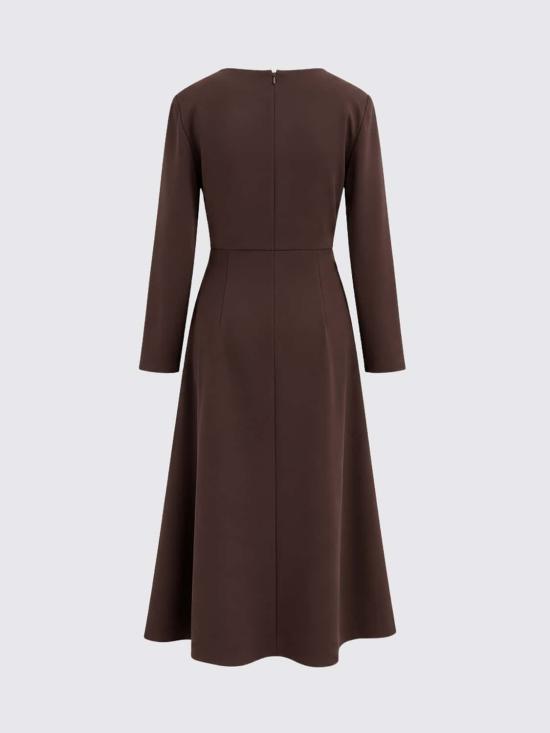 26FW 리비아나 콘티 롱 원피스 L6WQ27 U850 Coffee - LIVIANA CONTI