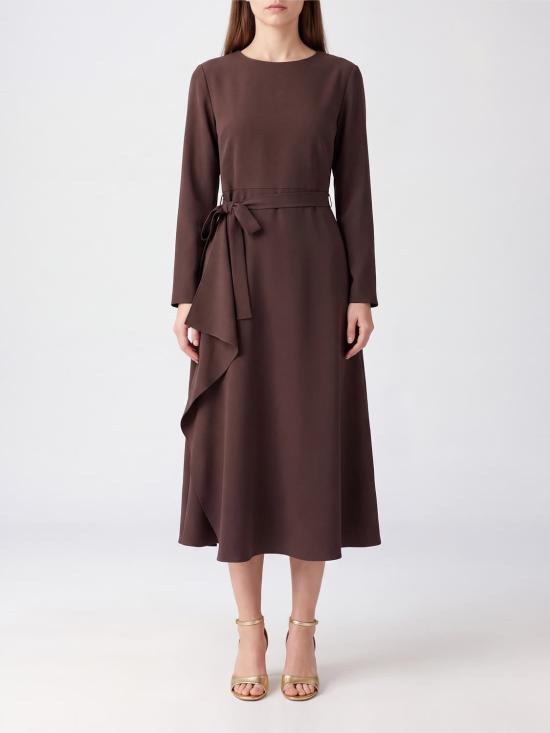 26FW 리비아나 콘티 롱 원피스 L6WQ27 U850 Coffee