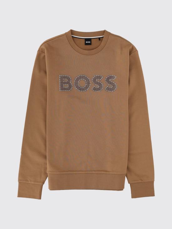 26FW 보스 긴팔 티셔츠 50565651 260 Brown - BOSS