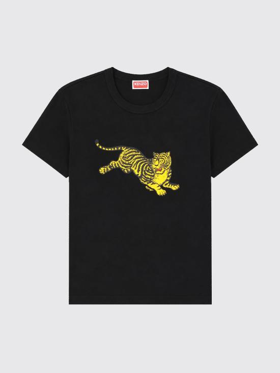 26FW 겐조 반팔 티셔츠 FG62TS2784SG 99J Black - KENZO