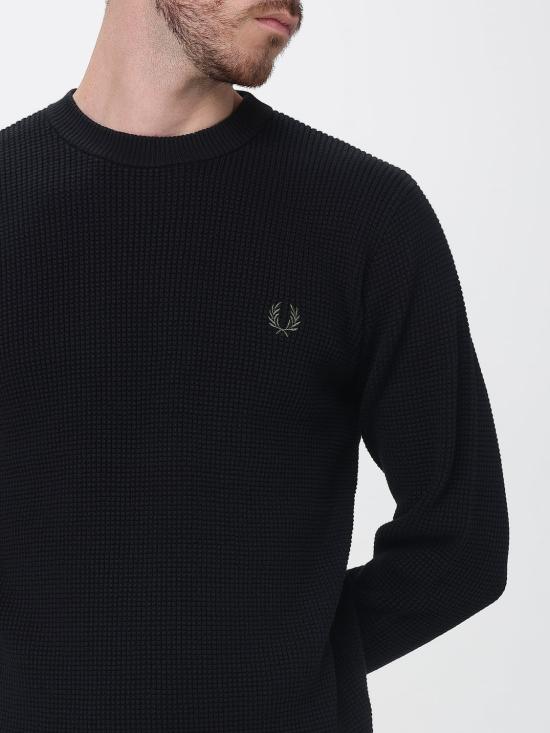26FW 프레드페리 긴팔 티셔츠 FPK650759 198 Black - FRED PERRY
