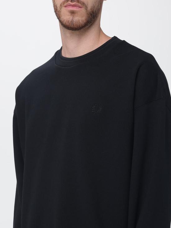 26FW 프레드페리 긴팔 티셔츠 FPM349759 102 Black - FRED PERRY