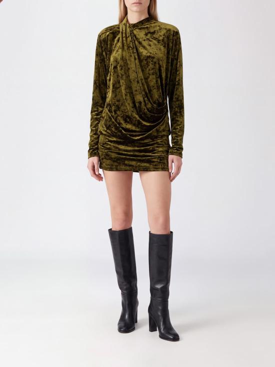 26FW 엔타이어 스튜디오 롱 원피스 ESFW26DR02606 8371 Green