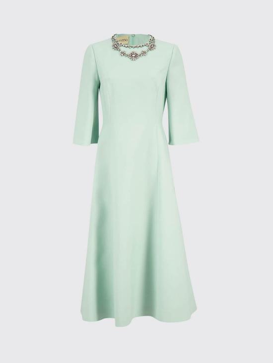 26FW 발렌티노 가라바니 롱 원피스 VAKM51CF 1NS Green - VALENTINO GARAVANI