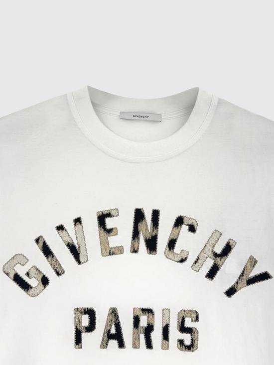26FW 지방시 반팔 티셔츠 BW70G83YV2 100 White - GIVENCHY