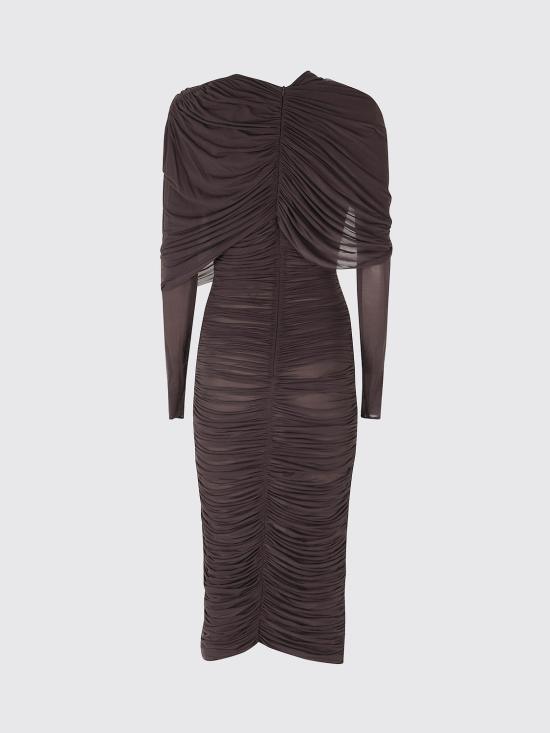 26FW 마그다뷰트림 롱 원피스 250926 BURGUNDY Brown - MAGDA BUTRYM