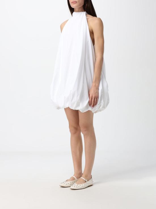 26FW 알라이아 롱 원피스 AA9R3152T611D 000 White - ALAIA