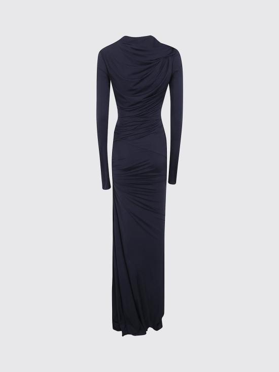 26FW 엔타이어 스튜디오 롱 원피스 ESFW26DR02611 0015 Black - ENTIRE STUDIOS