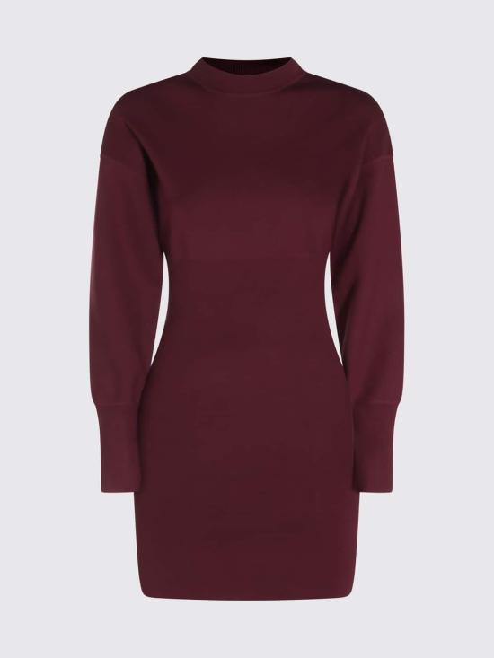 26FW 애니빙 롱 원피스 A0212718 28 Burgundy - ANINE BING