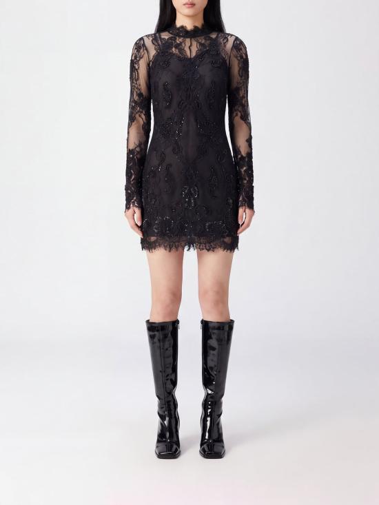 26FW 블루마린 롱 원피스 RF6062J1616 22222 Black
