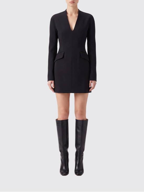 26FW 스포트막스 롱 원피스 2622226052600 002 Black