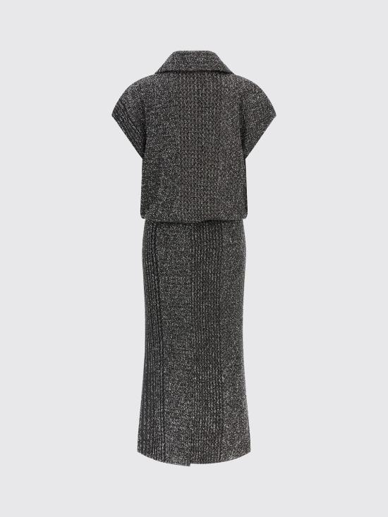 26FW 미소니 롱 원피스 DS26WG4GBC006R S91TP Grey - MISSONI