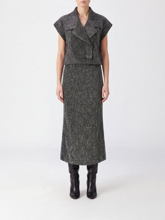26FW 미소니 롱 원피스 DS26WG4GBC006R S91TP Grey