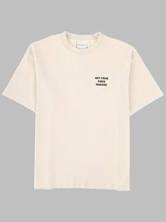 26FW 드롤드무슈 탑 TS203 CO002MASTIC WHITE