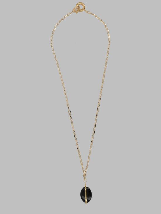 26FW 이자벨마랑 블랙 펜던트 트위스트 목걸이 CO0202FA D3B15B01BK BLACK - ISABEL MARANT