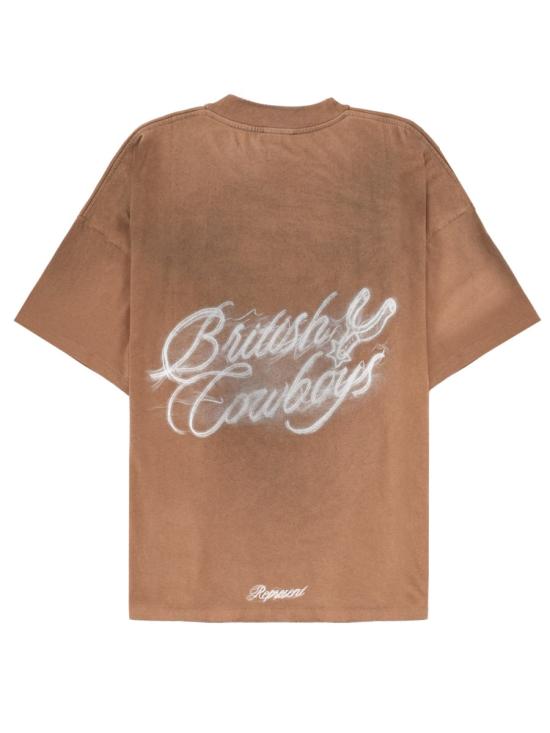 26SS 리프레젠트 브리티시 카우보이 티셔츠 MLM100592 16 BROWN - REPRESENT