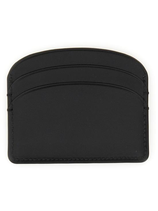  아페쎄 하프문 카드홀더 PXAWVF63270 LZZ BLACK