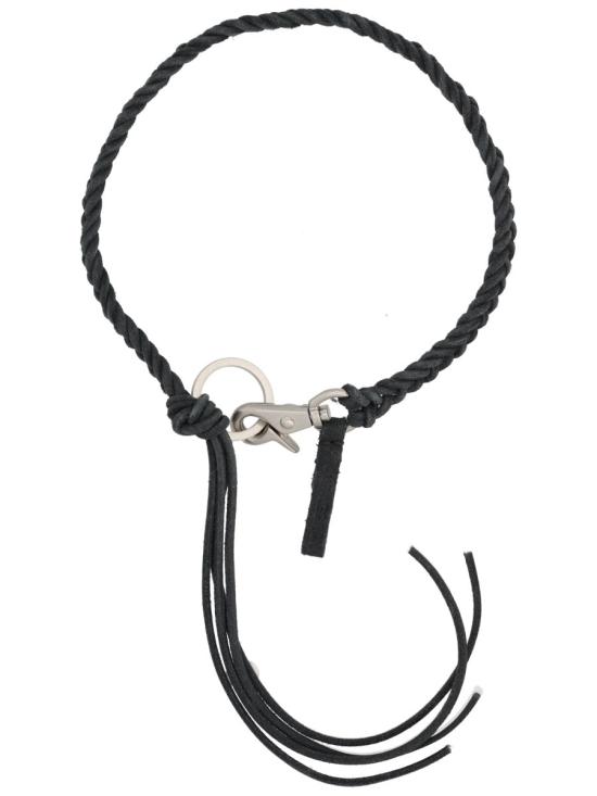 26SS 아워레가시 브레이디드 라돈 레더 목걸이 A2268LBL BLACKLEATHER