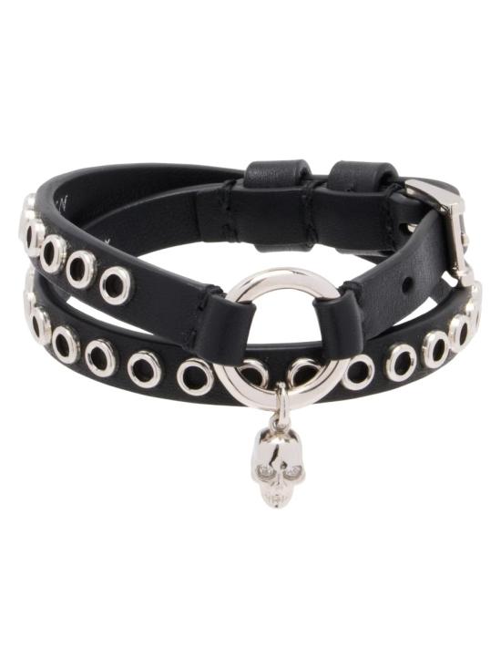 26FW 알렉산더 맥퀸 팔찌 857148 1AAWI1000 BLACK