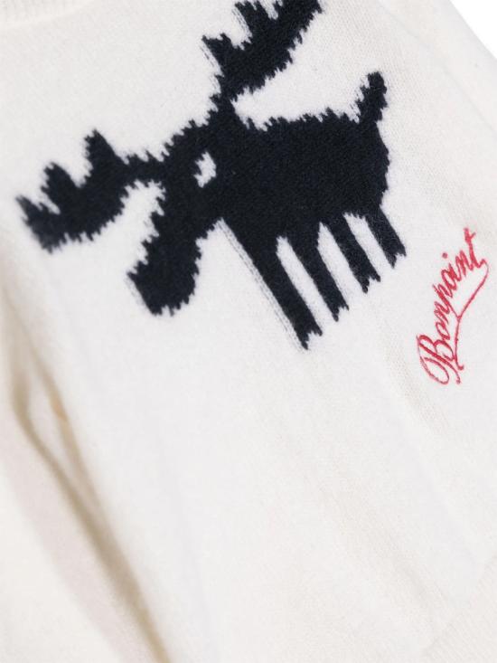  봉쁘앙 스웨터 N03YJUK00100B 902 WHITE - BONPOINT