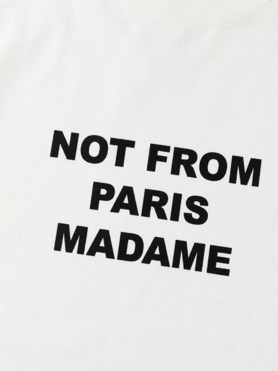 26FW 드롤드무슈 탑 TS203 CO002OPTICWHITE - DROLE DE MONSIEUR