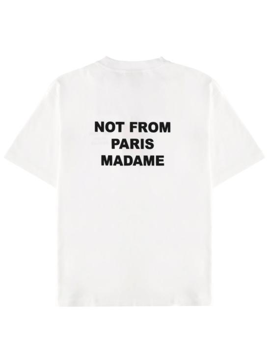 26FW 드롤드무슈 탑 TS203 CO002OPTICWHITE - DROLE DE MONSIEUR