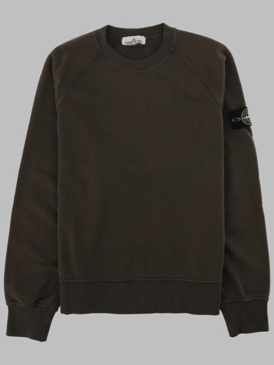 26FW 스톤 아일랜드 오가닉 코튼 플리스 오버사이즈핏 크루넥 스웨트셔츠 L2S156100008 S0051V0078 GREEN