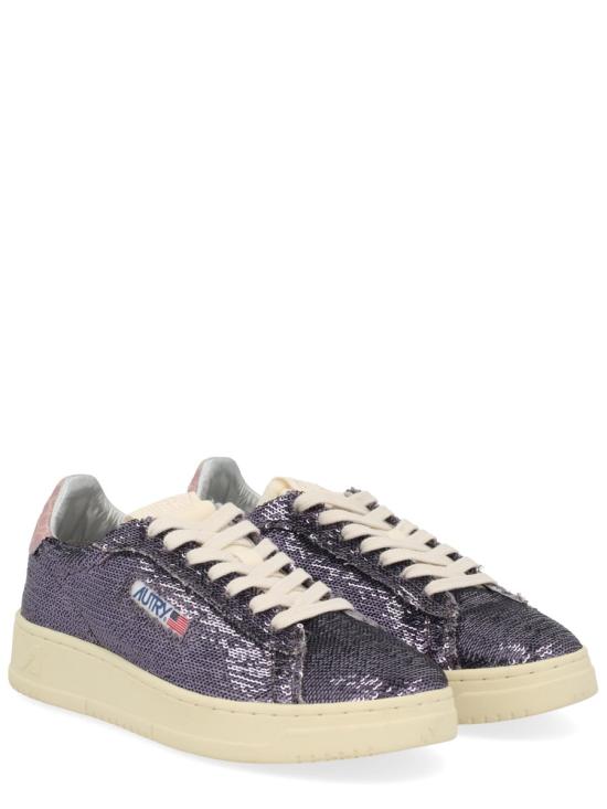 25FW 오트리 달라스 로우 고트스킨 스니커즈 ADLW TI02 PURPLE - AUTRY