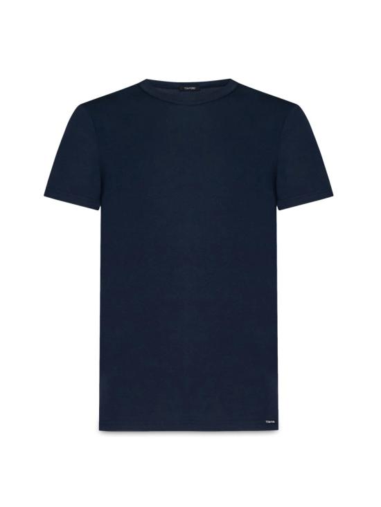 26FW 톰포드 코튼 크루넥 언더웨어 티셔츠 T4M081040 412 BLUE - TOMFORD
