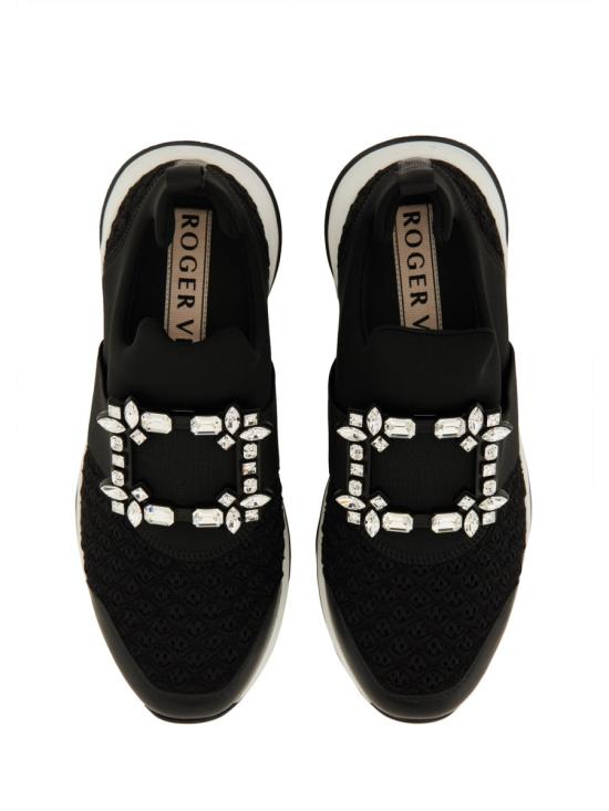 25FW 로저비비에 비브 런 스니커즈 RVW50624180KO TB999 BLACK - ROGER VIVIER