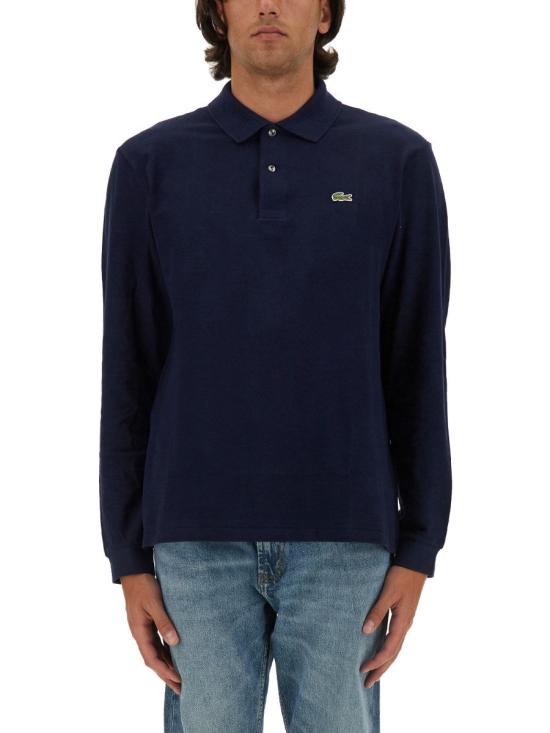 26FW 라코스테 클래식 롱슬리브 폴로 셔츠 L1312 166 NAVY - LACOSTE