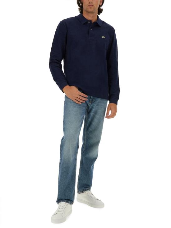 26FW 라코스테 클래식 롱슬리브 폴로 셔츠 L1312 166 NAVY - LACOSTE