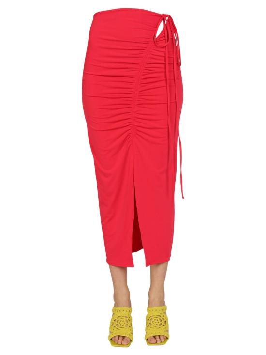  셀프 포트레이트 스커트 SS22 19S FUCHSIA PINK - SELF PORTRAIT
